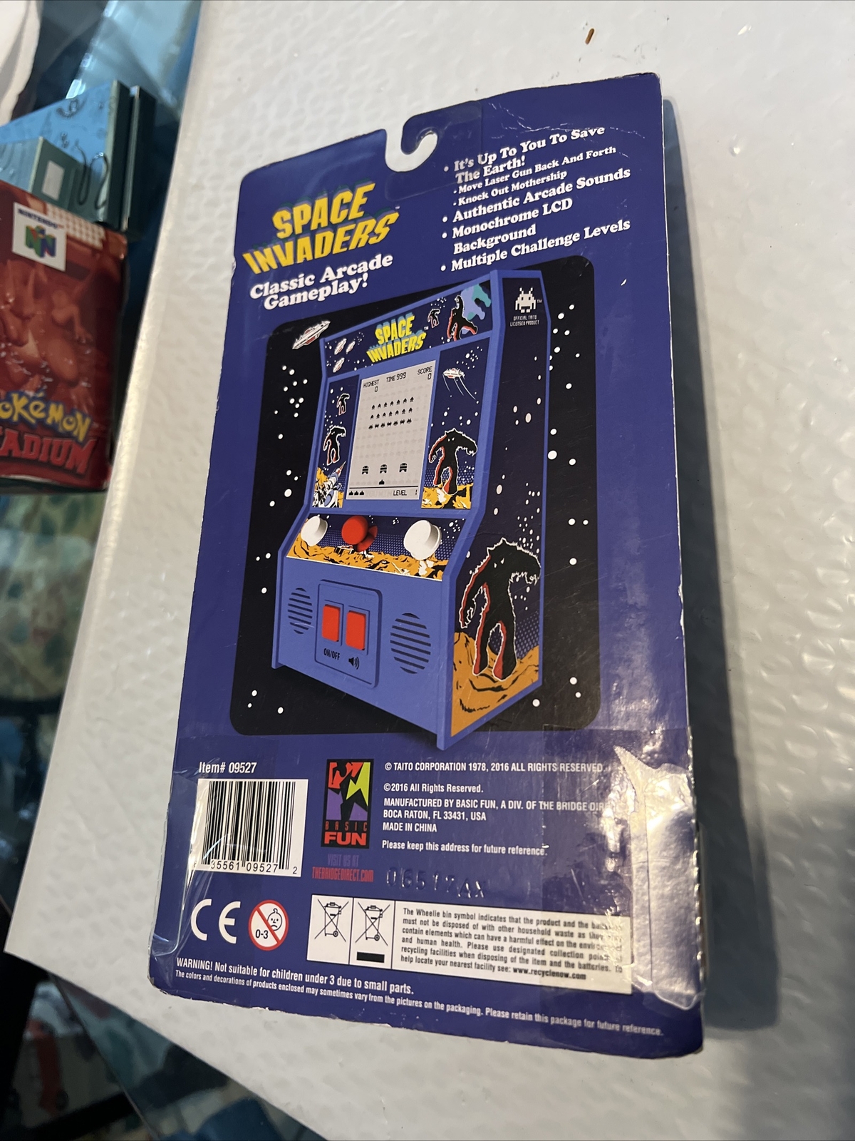 Space Invaders Mini Arcade classic Game Brand New Factory Sealed