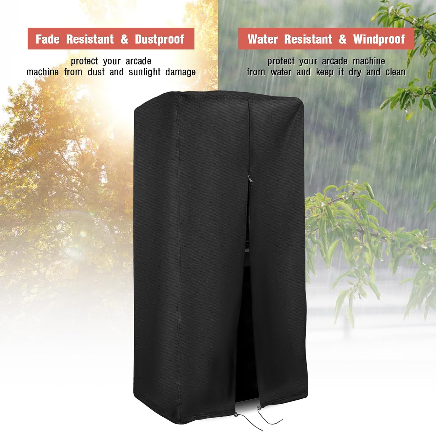 Arcade Machine Cover, Heavy Duty Protective Video Game Cover for Full Size Arcad