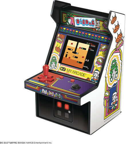 WB My Arcade DGUNL-3221 Dig Dug Micro Player Retro Arcade Machine – 6.75″