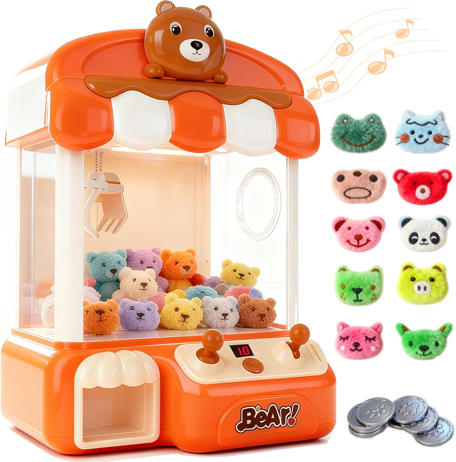 Large Claw Machine for Kids with Toys Inside,Arcade Size Toys for 3 4 5 6 7 8 Ye