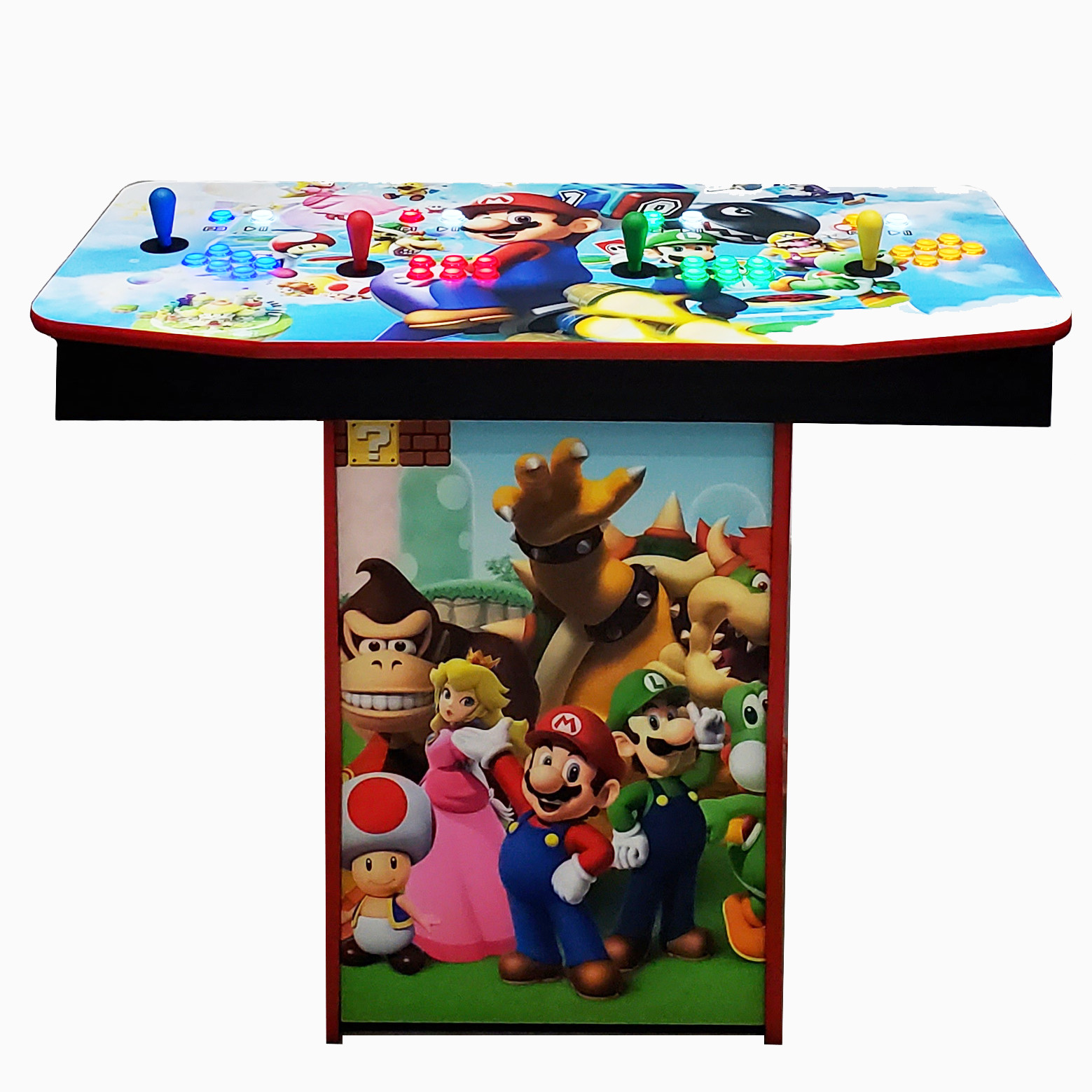 4 Player Mario Bros Pedestal Arcade Machine