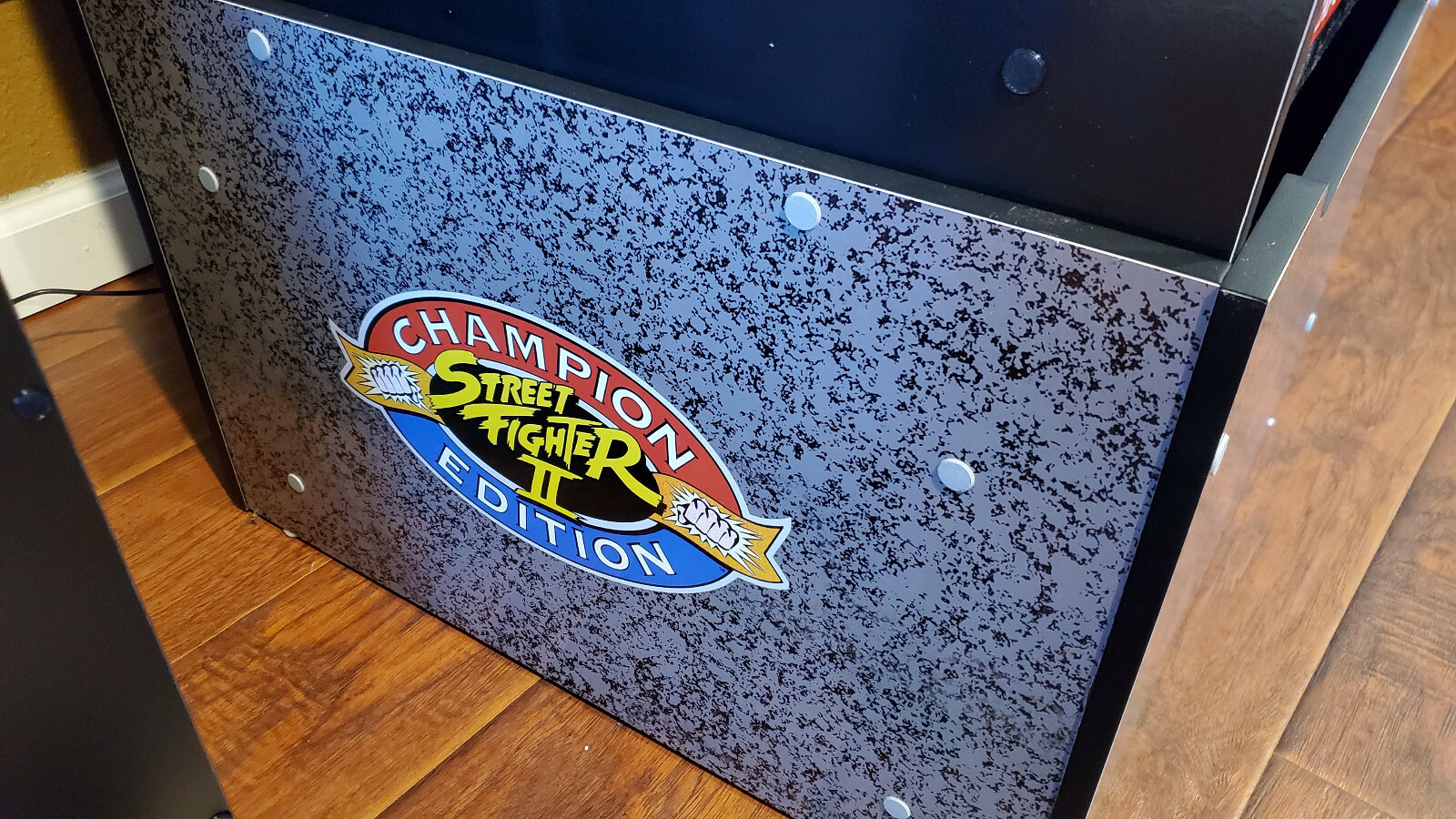 Arcade1up Custom Parts – Street Fighter Riser Screw Hole Gray Caps/Covers