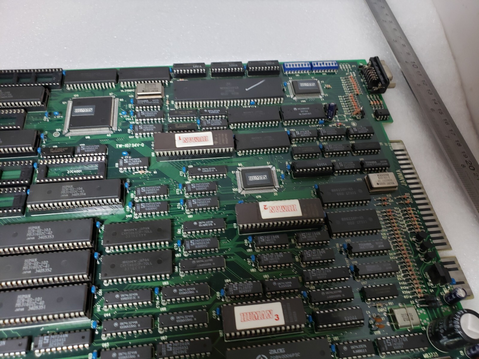 Grand Striker Human Cup Arcade Video Game PCB Human 1993