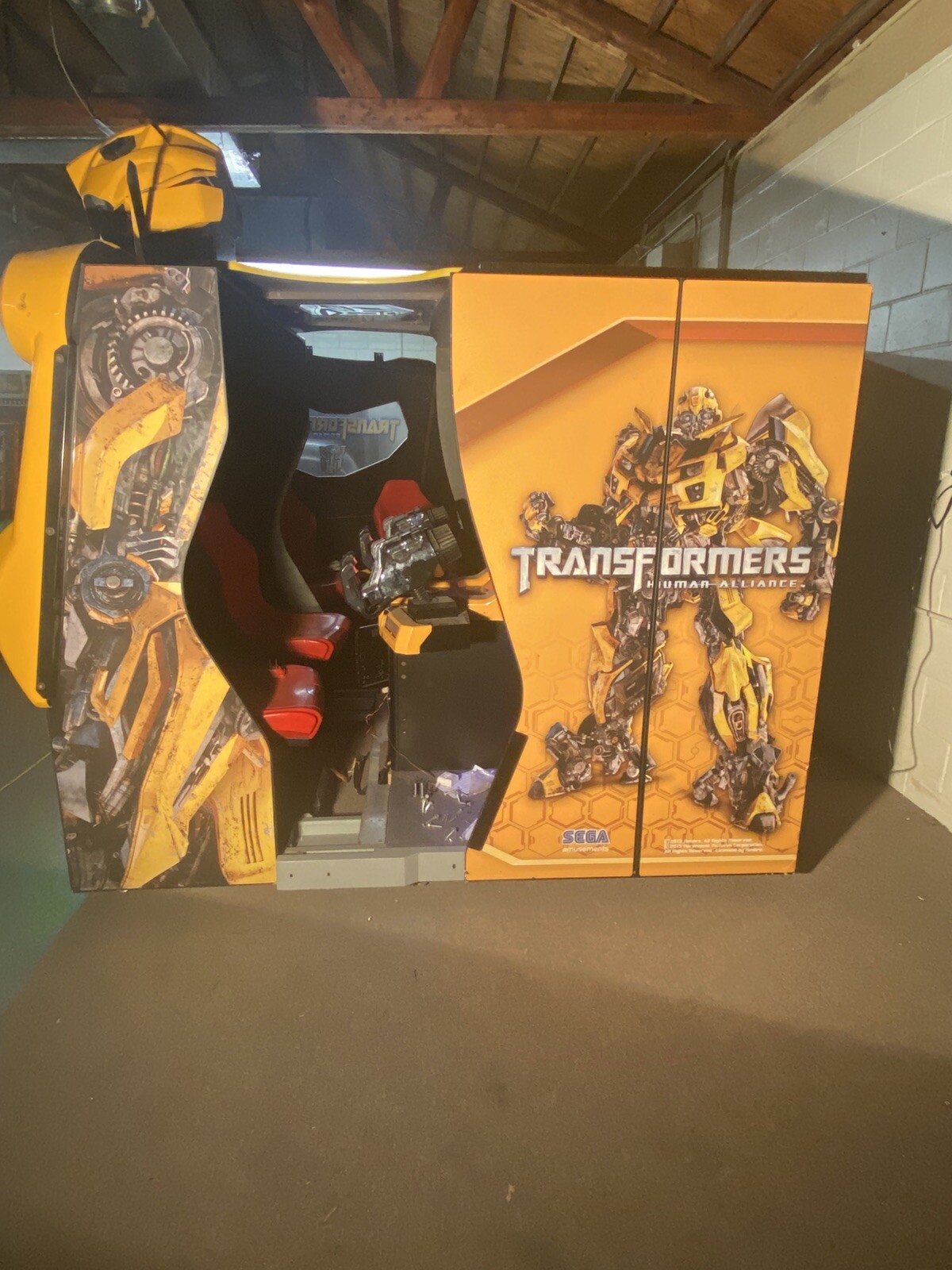 Transformers Human Alliance Arcade Game and Donor Parts Game