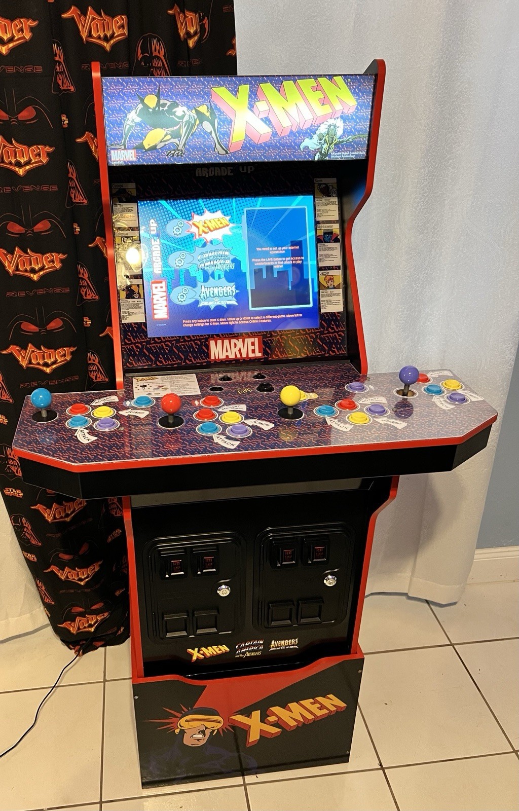 🕹️ARCADE1UP X-MEN 4 Arcade PLAYER ORIGINAL W RISER – WORKING GREAT