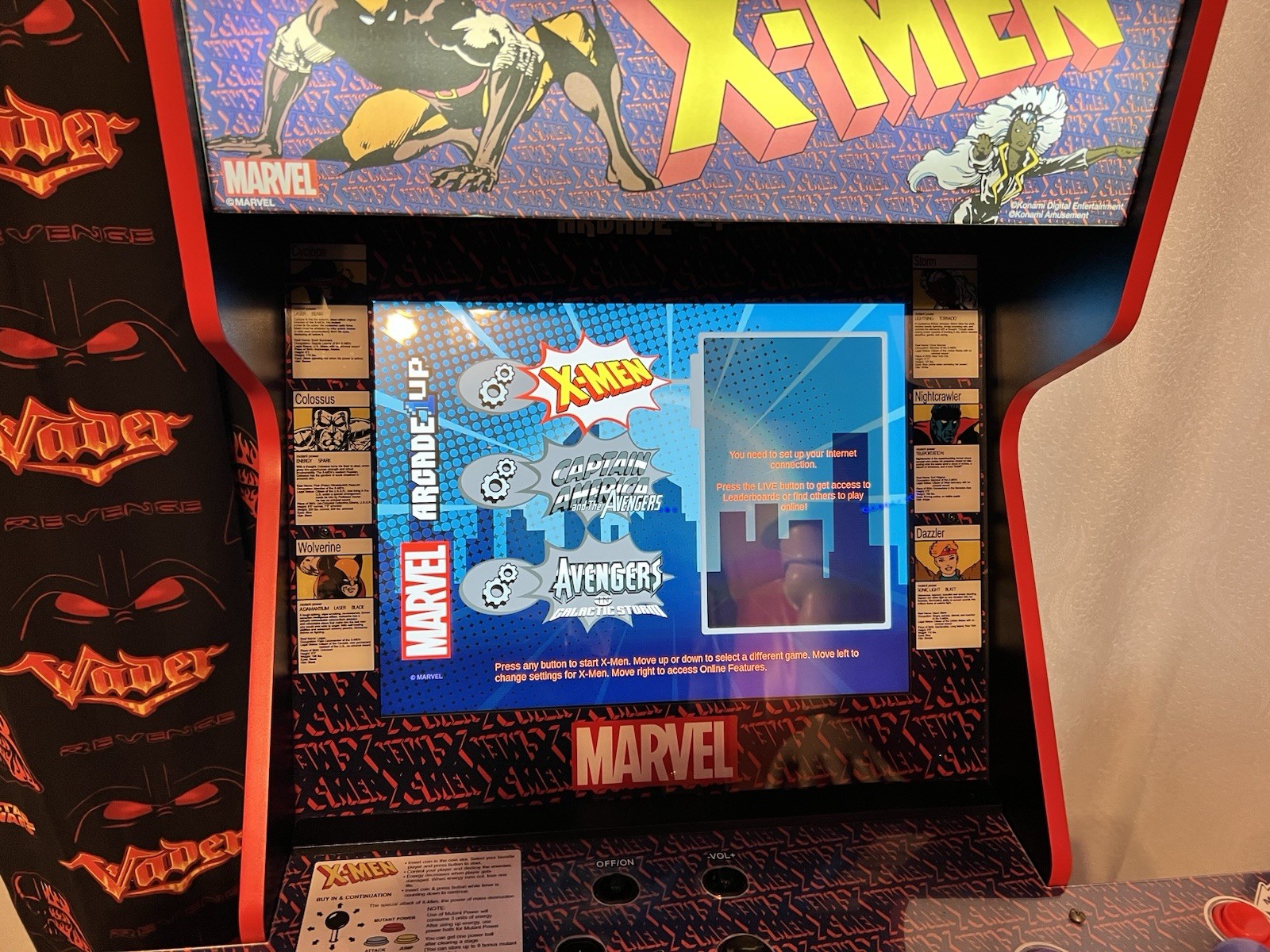 🕹️ARCADE1UP X-MEN 4 Arcade PLAYER ORIGINAL W RISER – WORKING GREAT