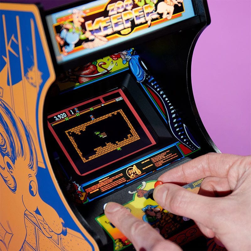 OFFICIAL TAITO ZOO KEEPER Quarter Size Arcade Cabinet