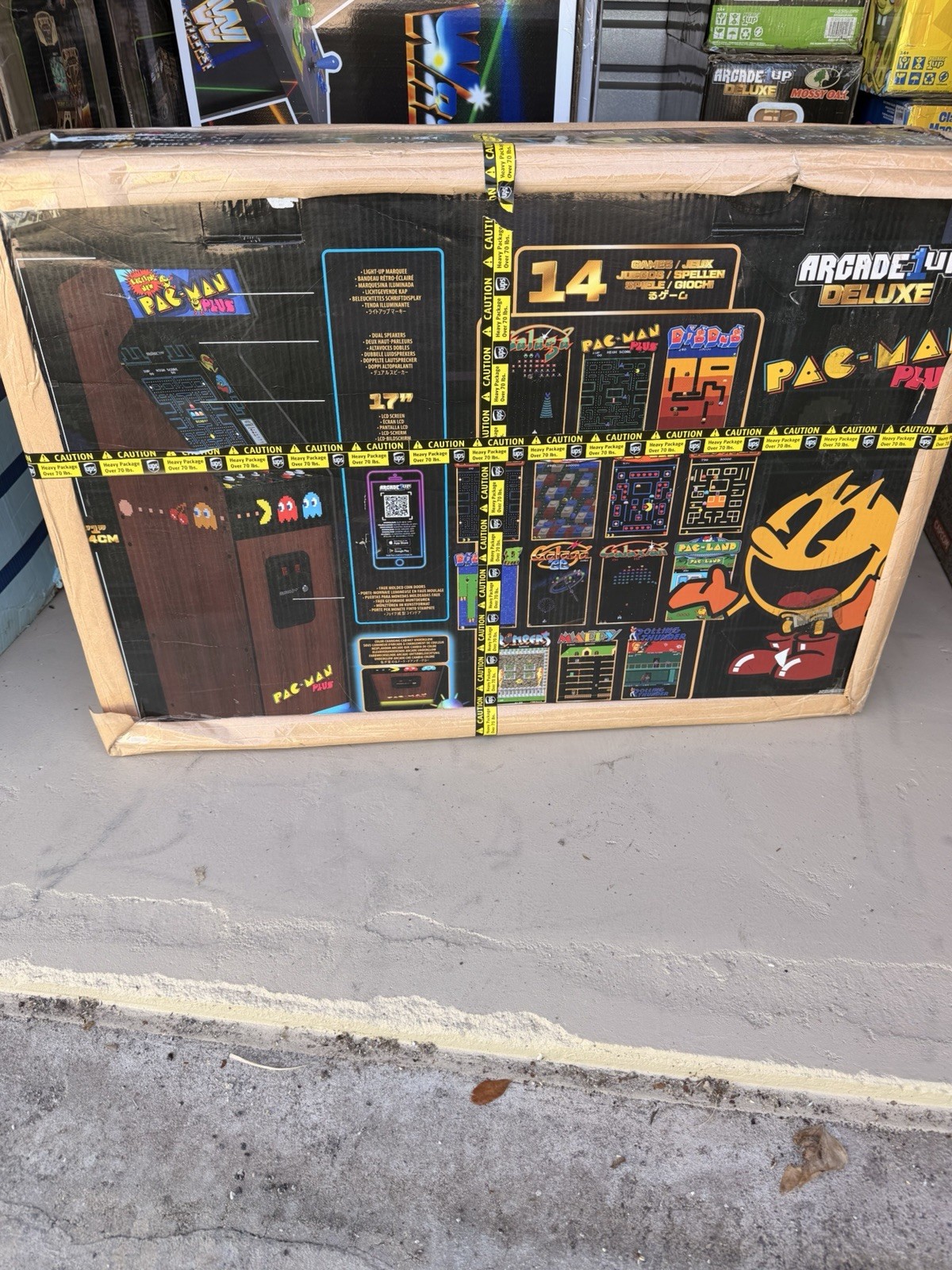 ARCADE 1UP PAC-MAN PLUS DELUXE (NEW) 🔥🔥