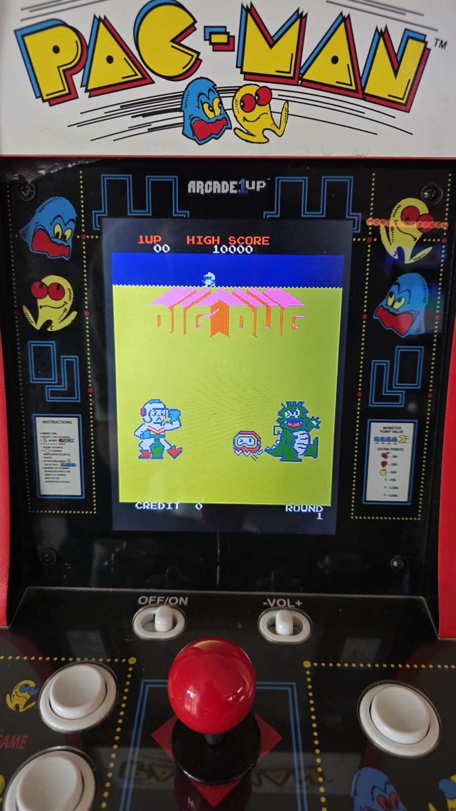 Arcade1Up Pacman Countercade RARE 40th Anniversary Woodgrain Model Galaga 4-in-1