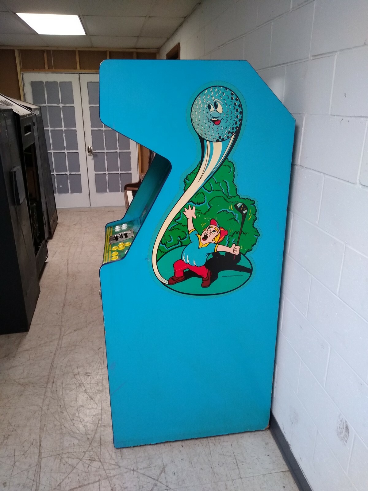 RARE 1984 Sega CROWN’S GOLF dedicated golf video arcade game – FREE SHIPPING