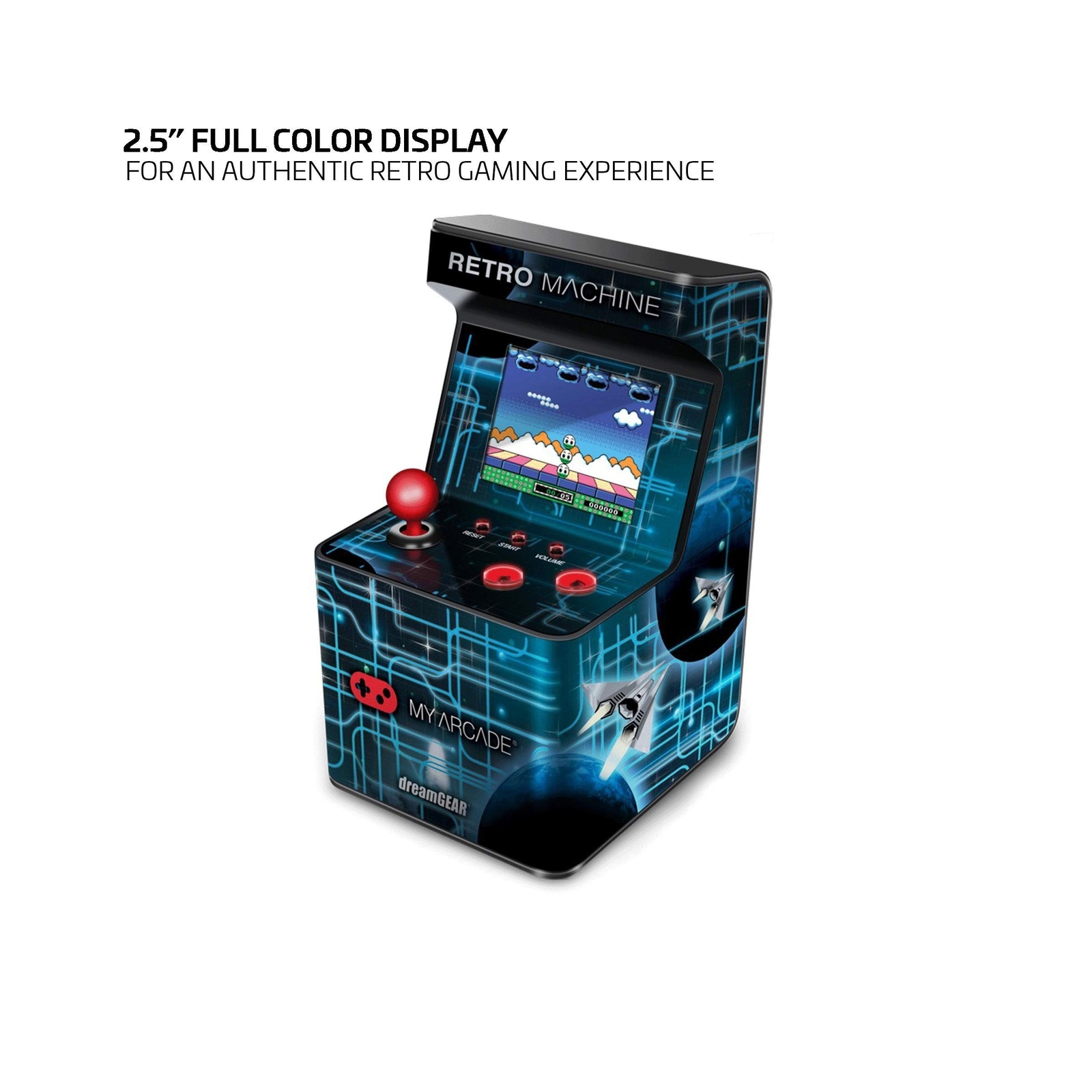 My Arcade Retro Machine Playable Mini Arcade: 200 Retro Style Games Built In,…