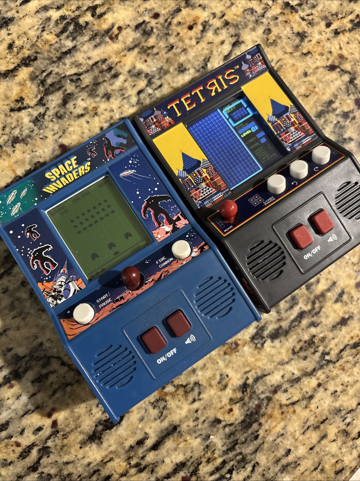 Arcade Classics Space Invaders And Tetris Mini Arcades Fully Tested