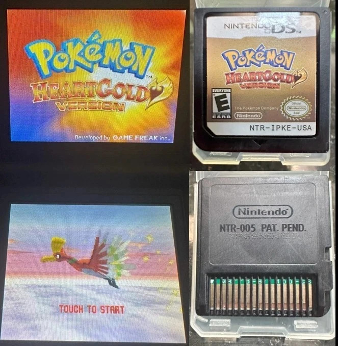 HeartGold Version DS Game Card for DS 2DS 3DS NDS DSI NDSI XL Lite US Version