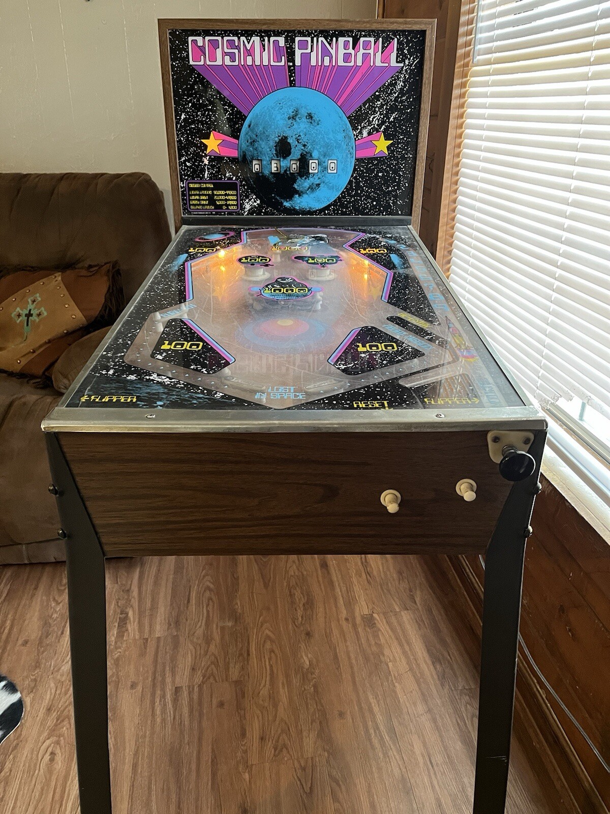 1977 Briarwood Cosmic Pinball Machine