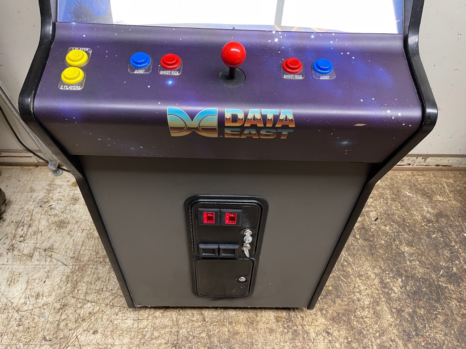Near Mint Rare Dedicated 1989 Data East SLY SPY video arcade game -FREE SHIPPING