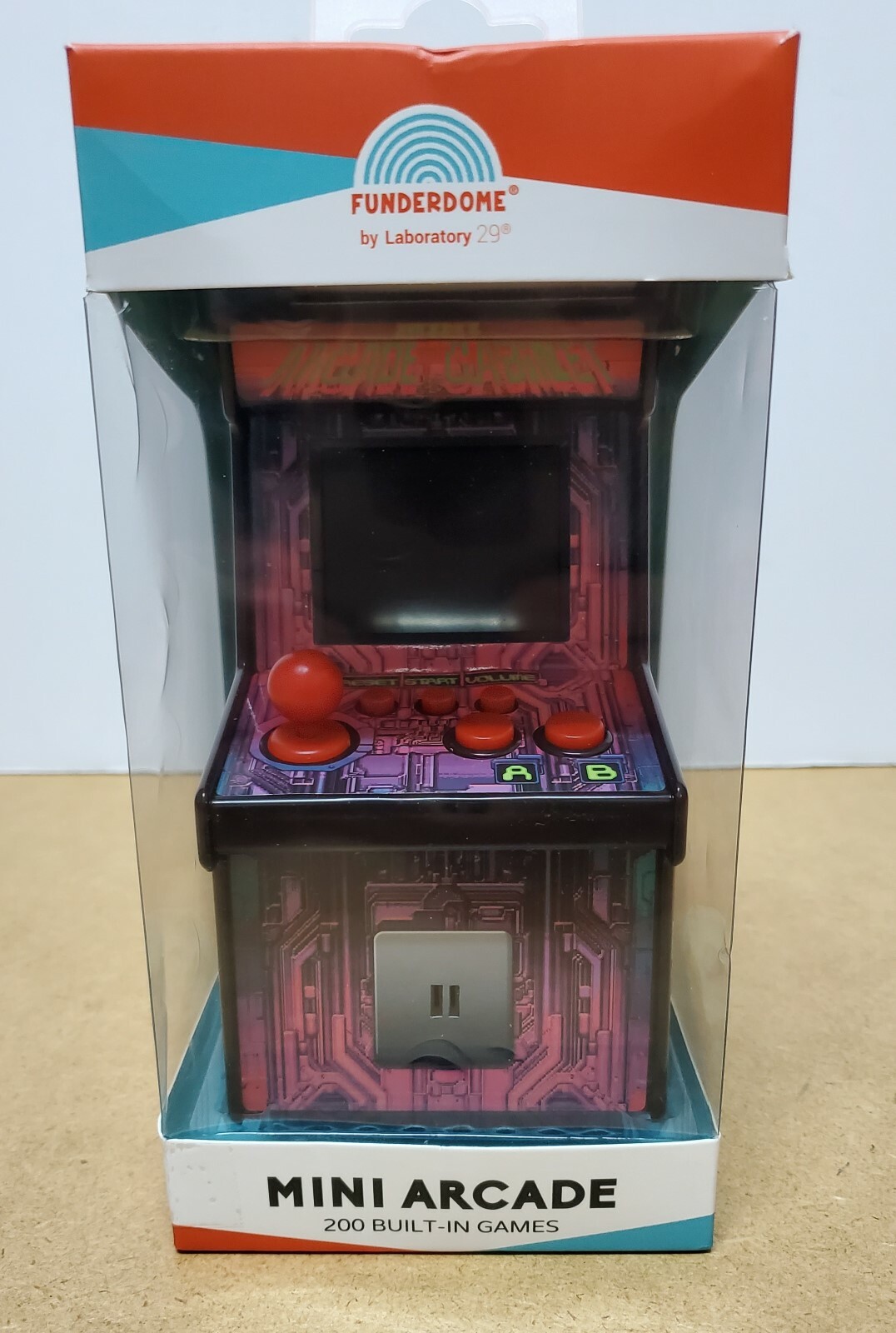Funderdome Handheld Mini Arcade 200 Built-In Games Retro Video Arcade