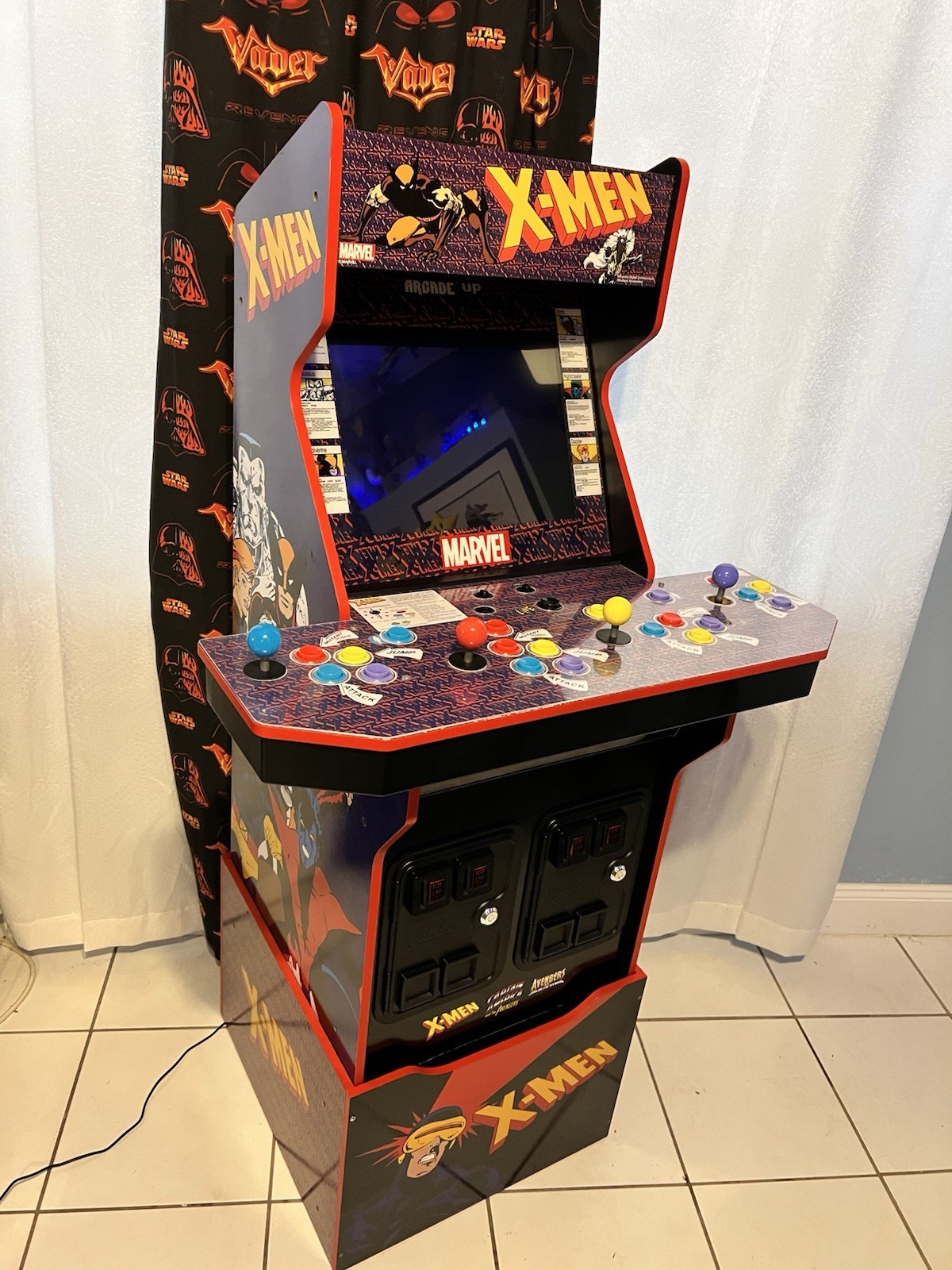 🕹️ARCADE1UP X-MEN 4 Arcade PLAYER ORIGINAL W RISER – WORKING GREAT