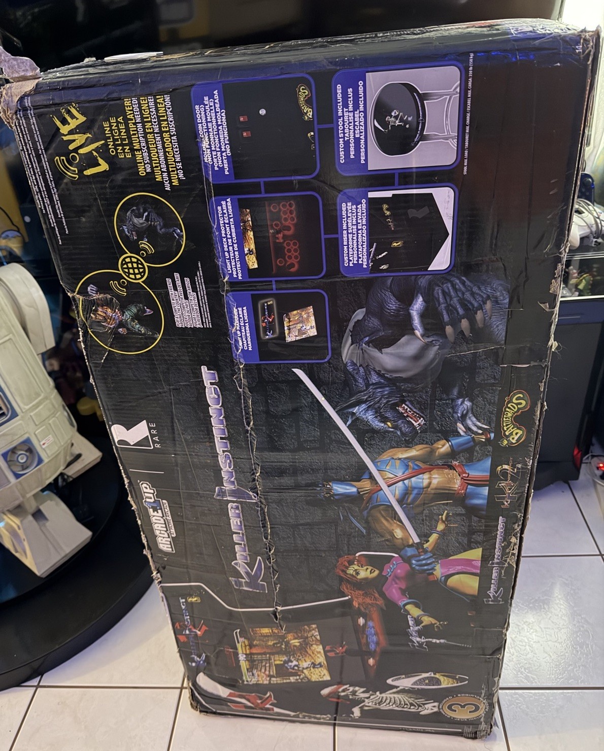 Arcade1Up Killer Instinct Cabinet with Wifi, Riser and Stool – BRAND NEW SEALED