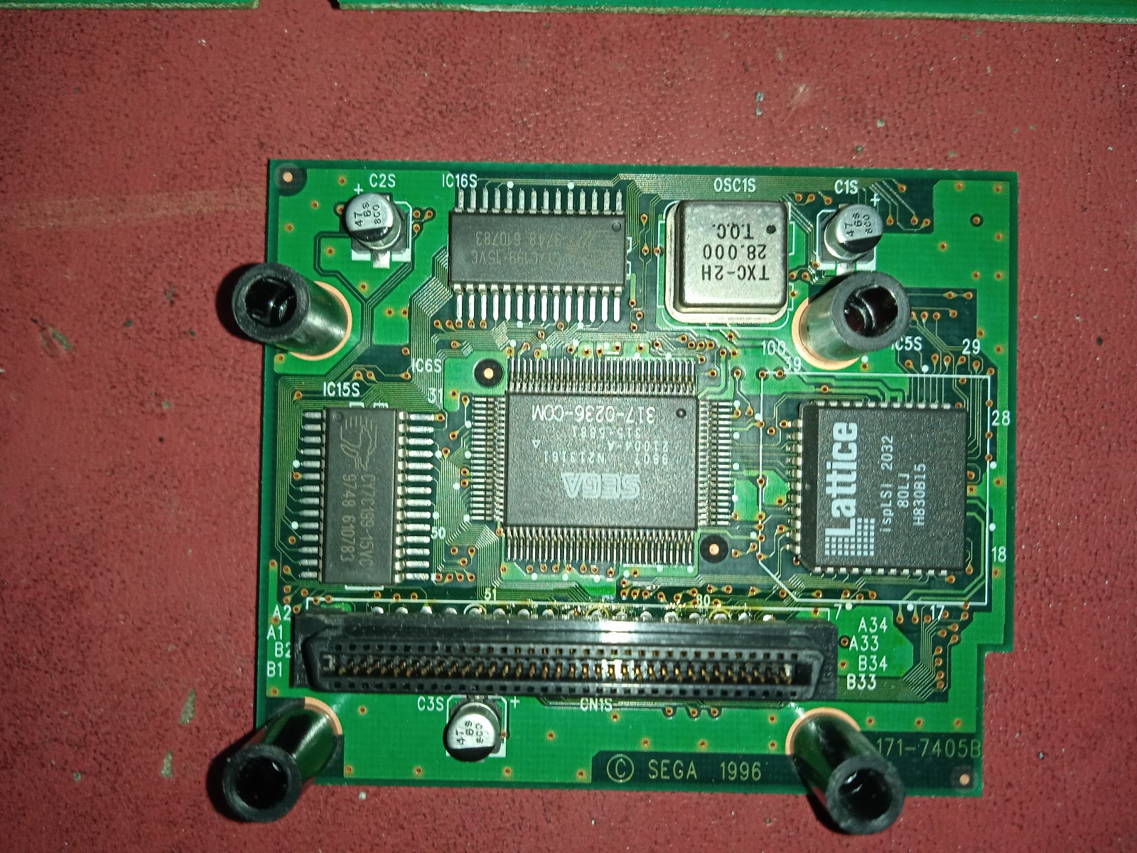 ORIGINAL SEGA DYNAMITE DEKA 2 ROM STACK PCB x MODEL 2A 100% + JAP VERSION
