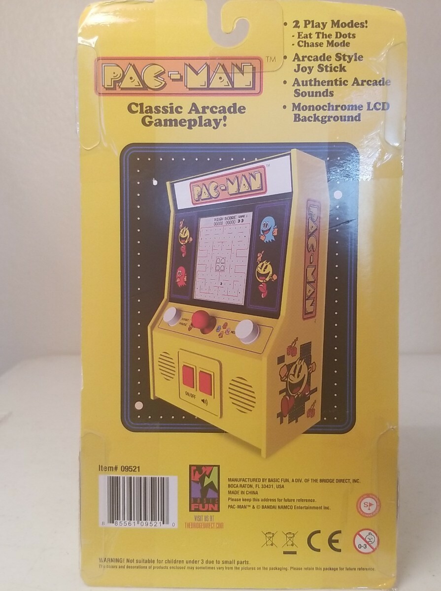 New Sealed PAC-MAN Retro Vintage Arcade Handheld Video Game Gift Toy