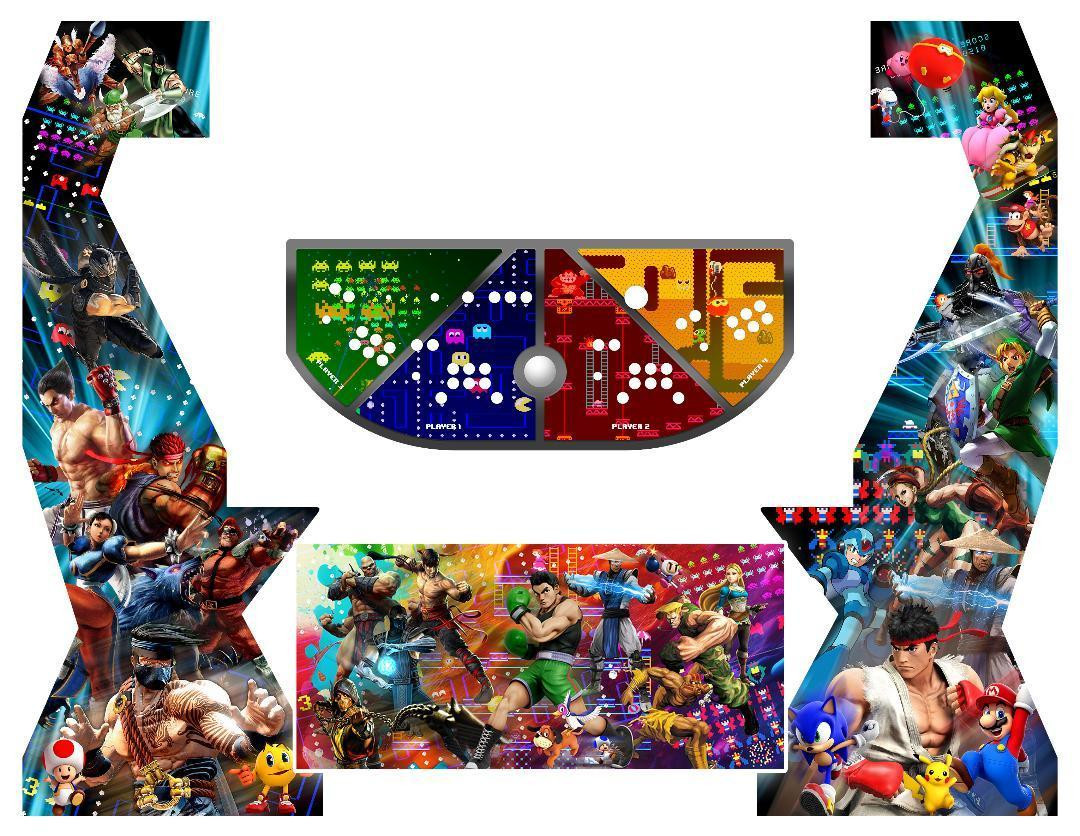 DIY Arcade Ultra 4 Player MegaCades Ready Quickly