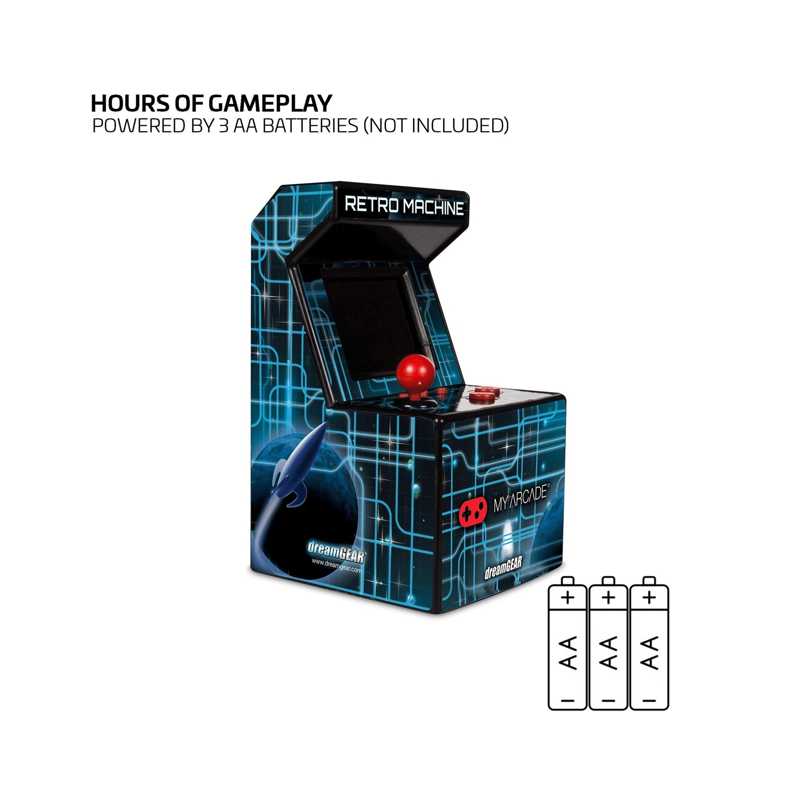 My Arcade Retro Machine Playable Mini Arcade: 200 Retro Style Games Built In,…