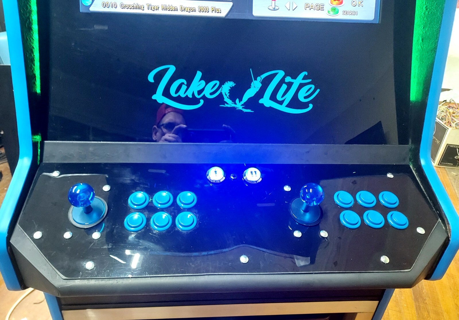 BOJICADE Stand Up Arcade Custom Multicade EPOXY/RESIN Side Art OKOBOJI Iowa WOW!