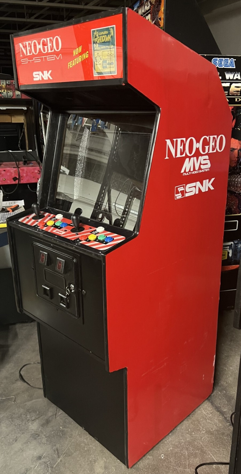 NEO GEO ARCADE MACHINE by SNK 1989 (Excellent Condition) *RARE*