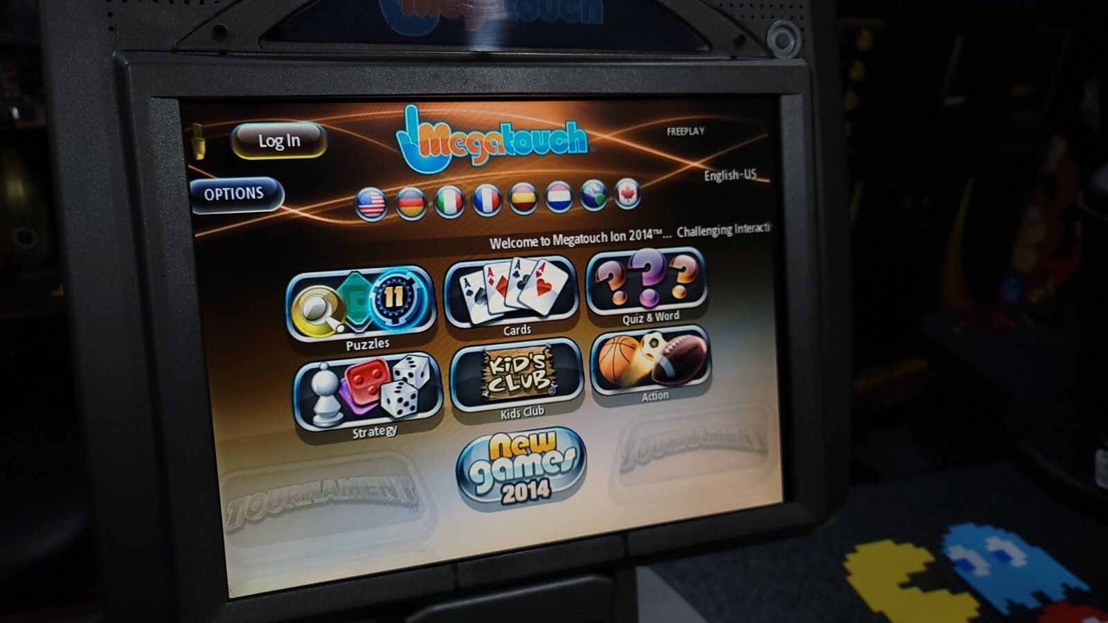 Merit Megatouch Ion 2014 with 188+ games. Megatouch service in Chicago Area!