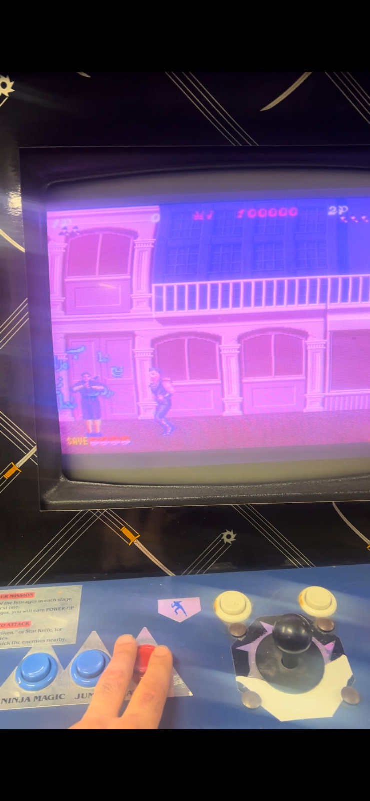 SHINOBI ARCADE MACHINE by SEGA 1987 (Excellent Condition) *RARE*