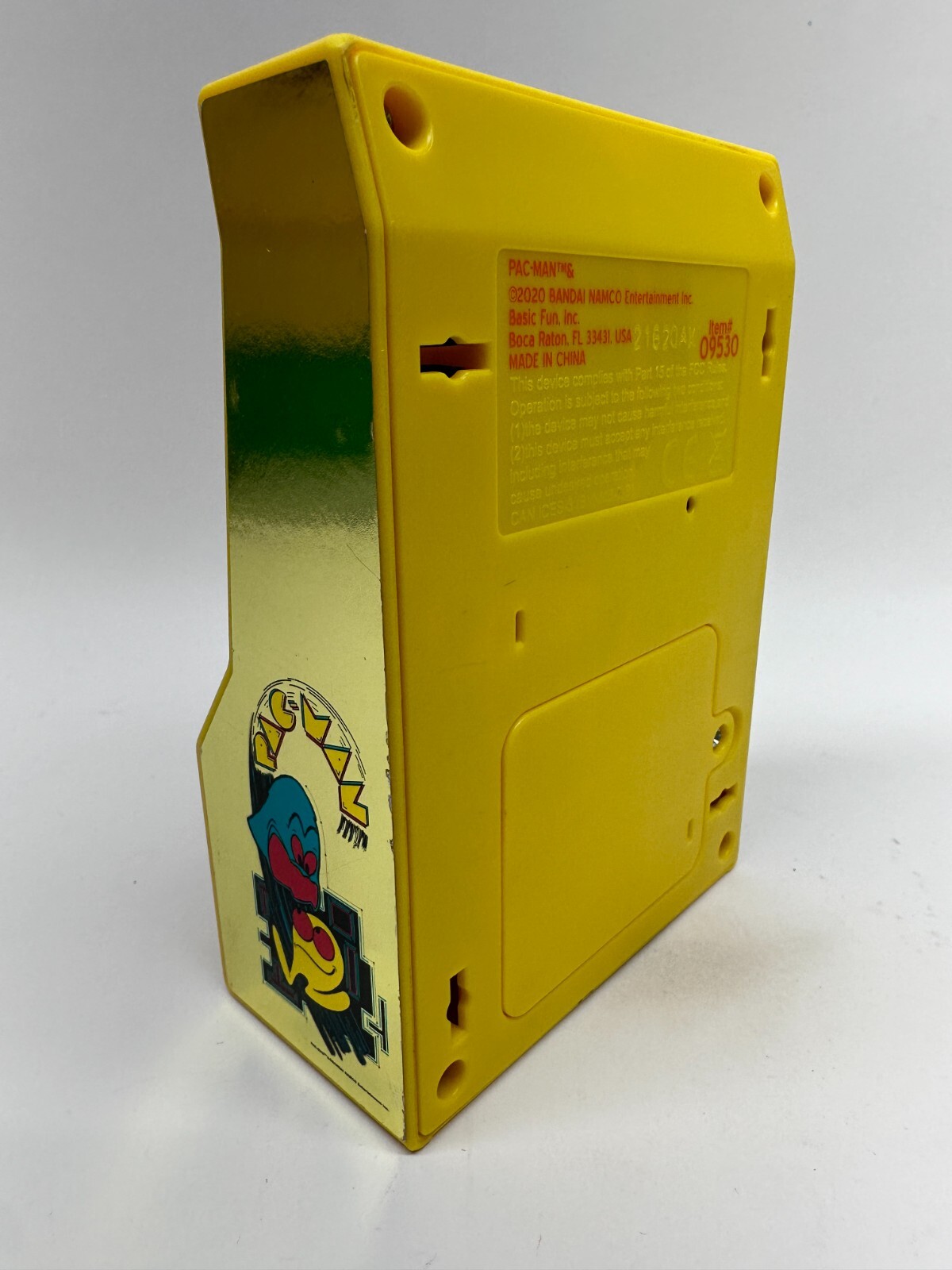 2019 Pac-Man Mini Arcade Classic Video Game Bandai Namco #09530 Gold Foil Decals