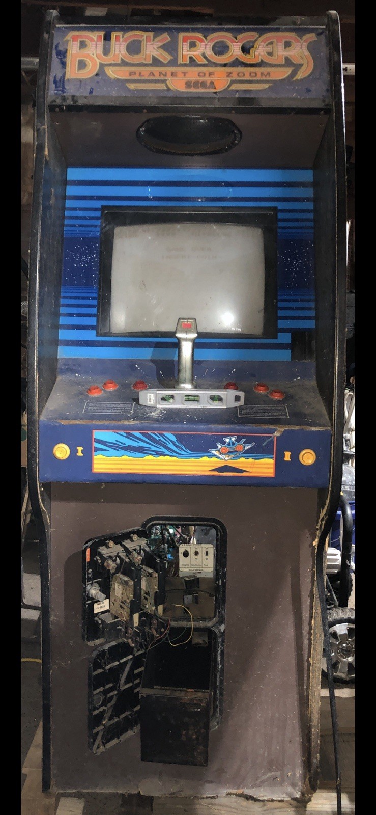 Buck Rogers arcade game by Sega. Very Nice condition, working good