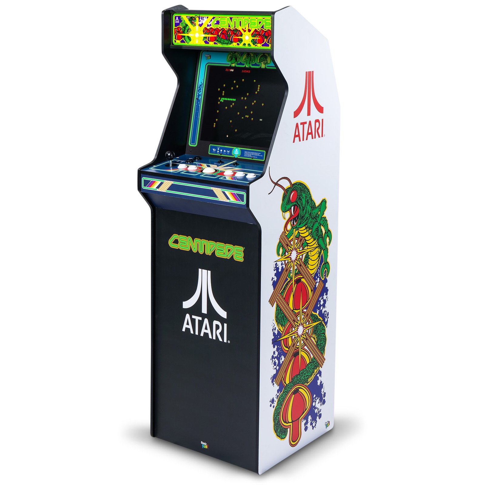Arcade Classics Atari Ultra Series Arcade Game Cabinet with 17″ Screen(Open Box)
