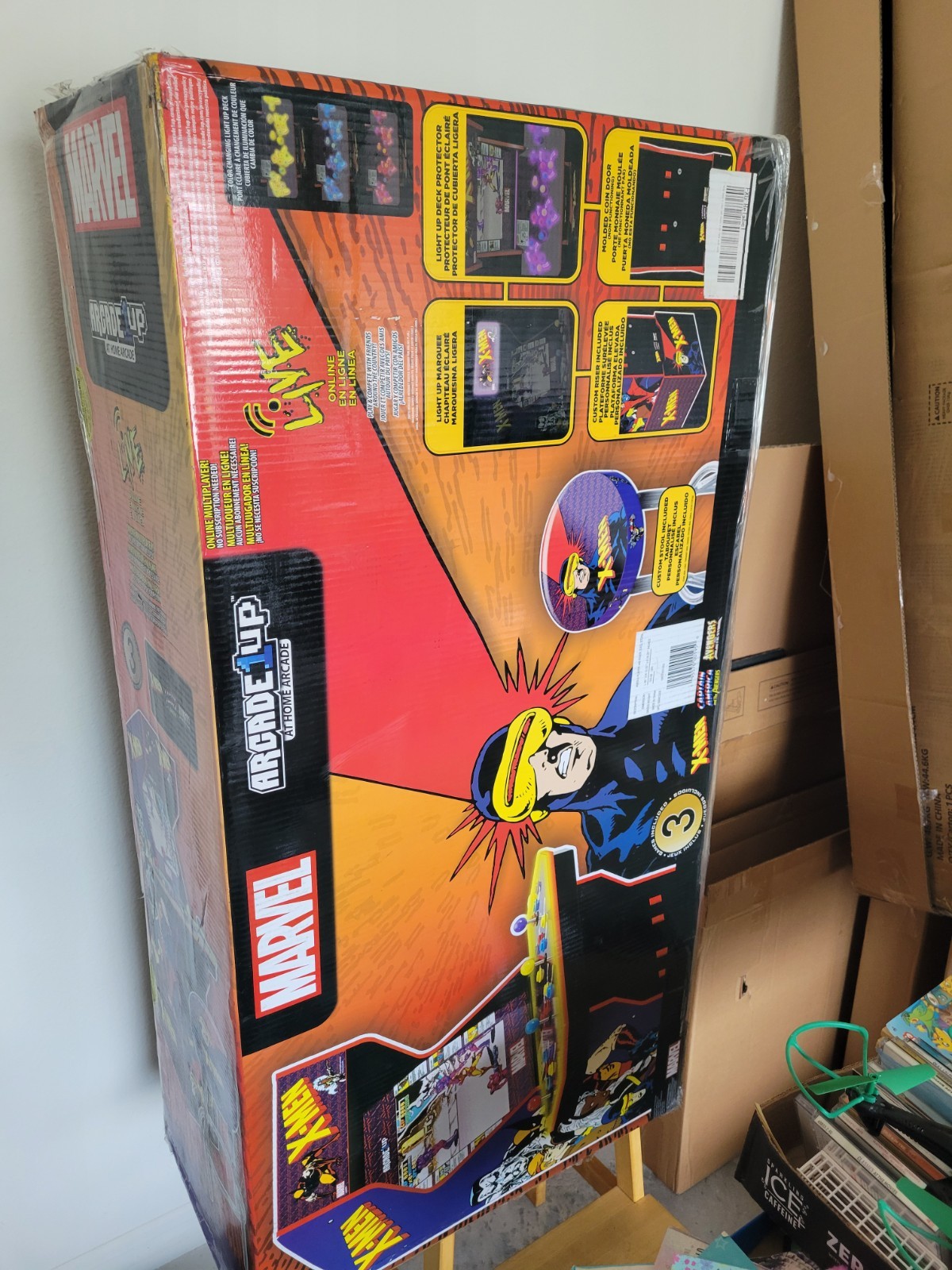 arcade 1up x-men Video Game Machine 4 Player Box Only