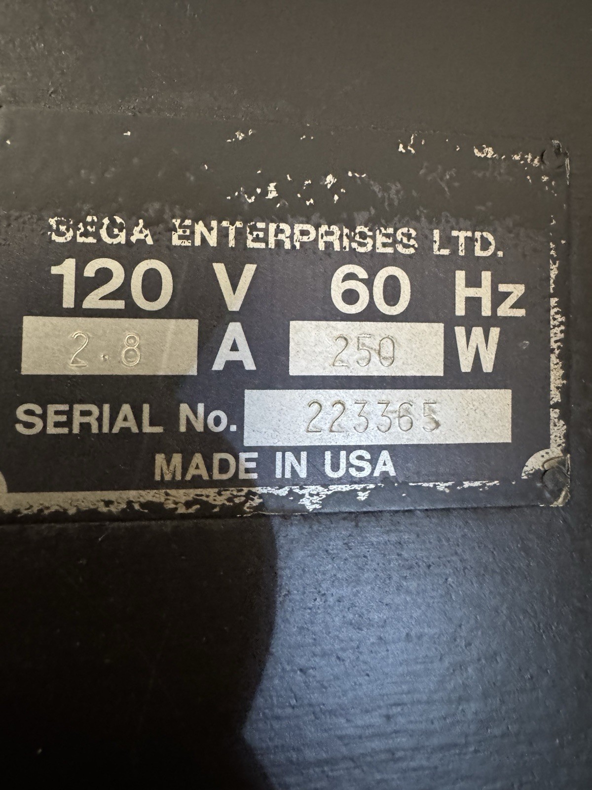 SEGA Out Run Original Upright Driving Arcade Racing Cabinet
