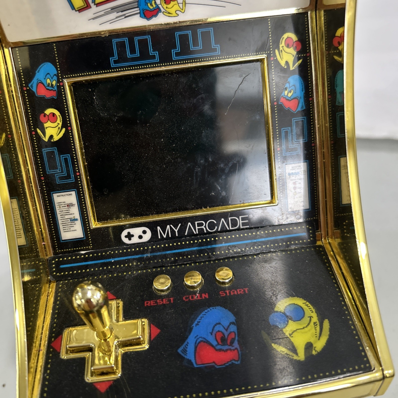 My Arcade Pac-Man 40th Anniversary Gold Edition Mini Arcade Machine 2020