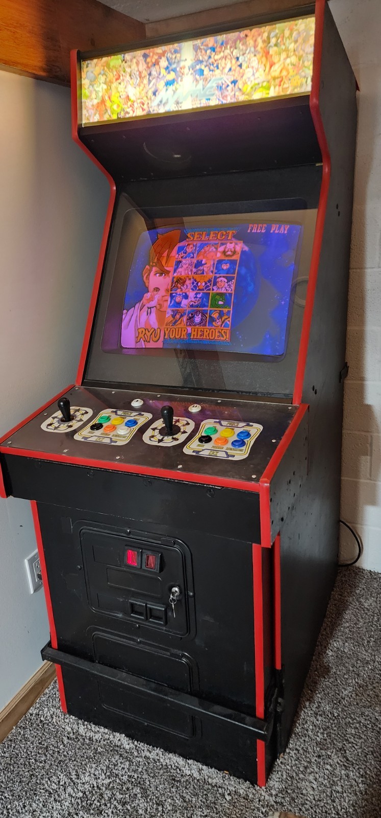 Marvel VS Capcom Arcade Cabinet