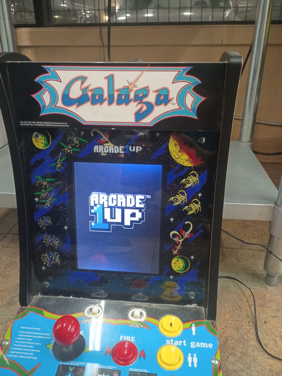 Arcade1Up Galaga 88 Countercade Arcade Machine GAL-C-10177