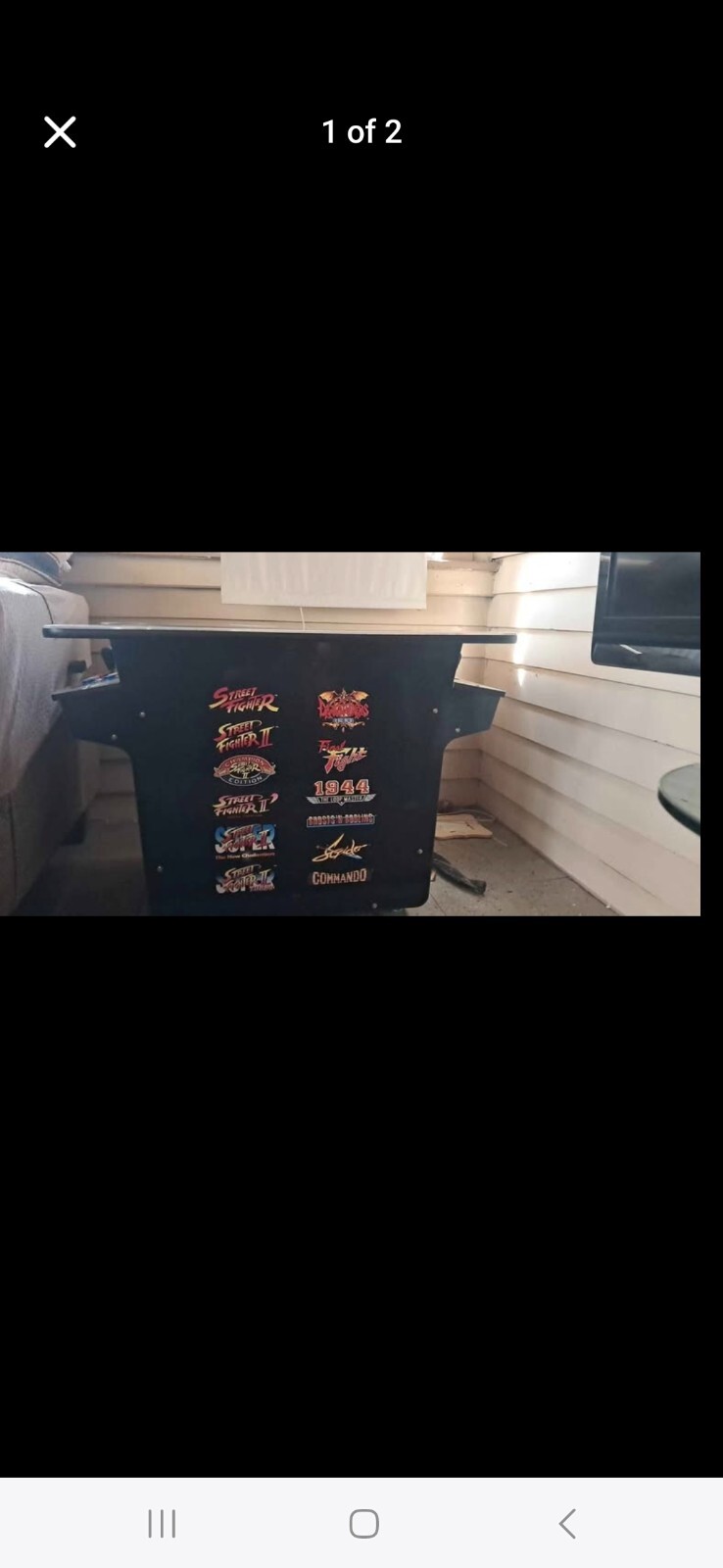 The Street Fighter Cocktail Arcade Table 17″ Full-Color LCD Screen