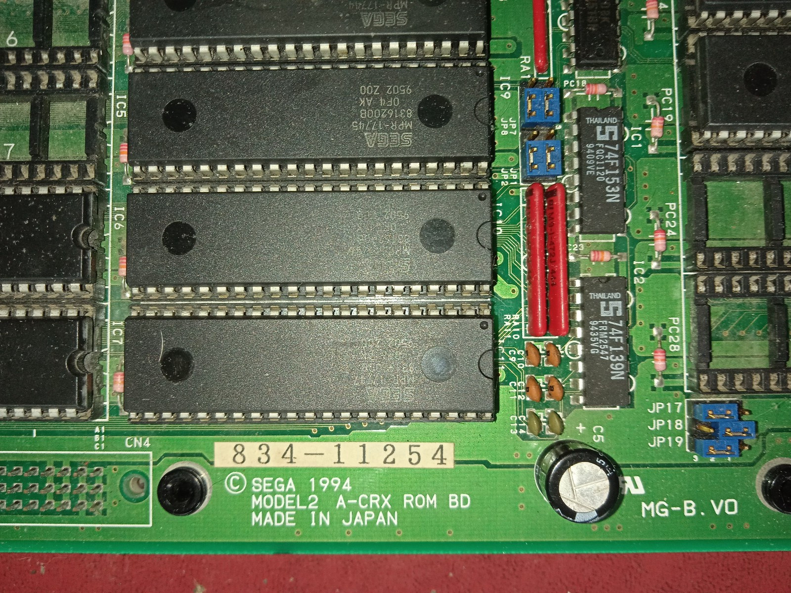 SEGA RALLY GAME ROM BOARD MODEL 2 PCB ARCADE with Sega Rally Pro Drivin’
