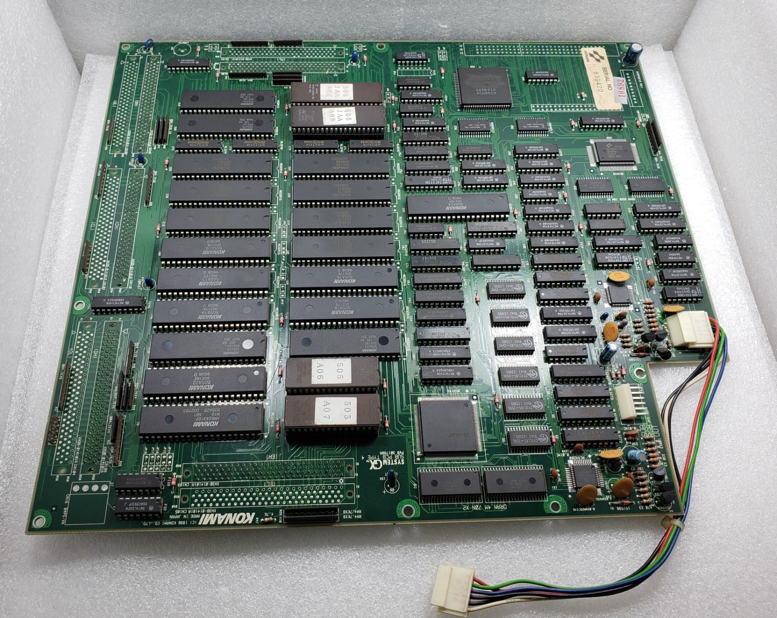 Konami Original SUB PCB TYPE 4 PWB 301798A Video Arcade Game