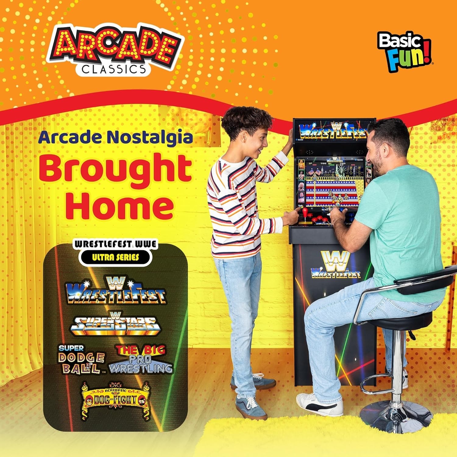 ARCADE CLASSICS WWE Ultra Series Home Arcade Electronic Video Game Machine