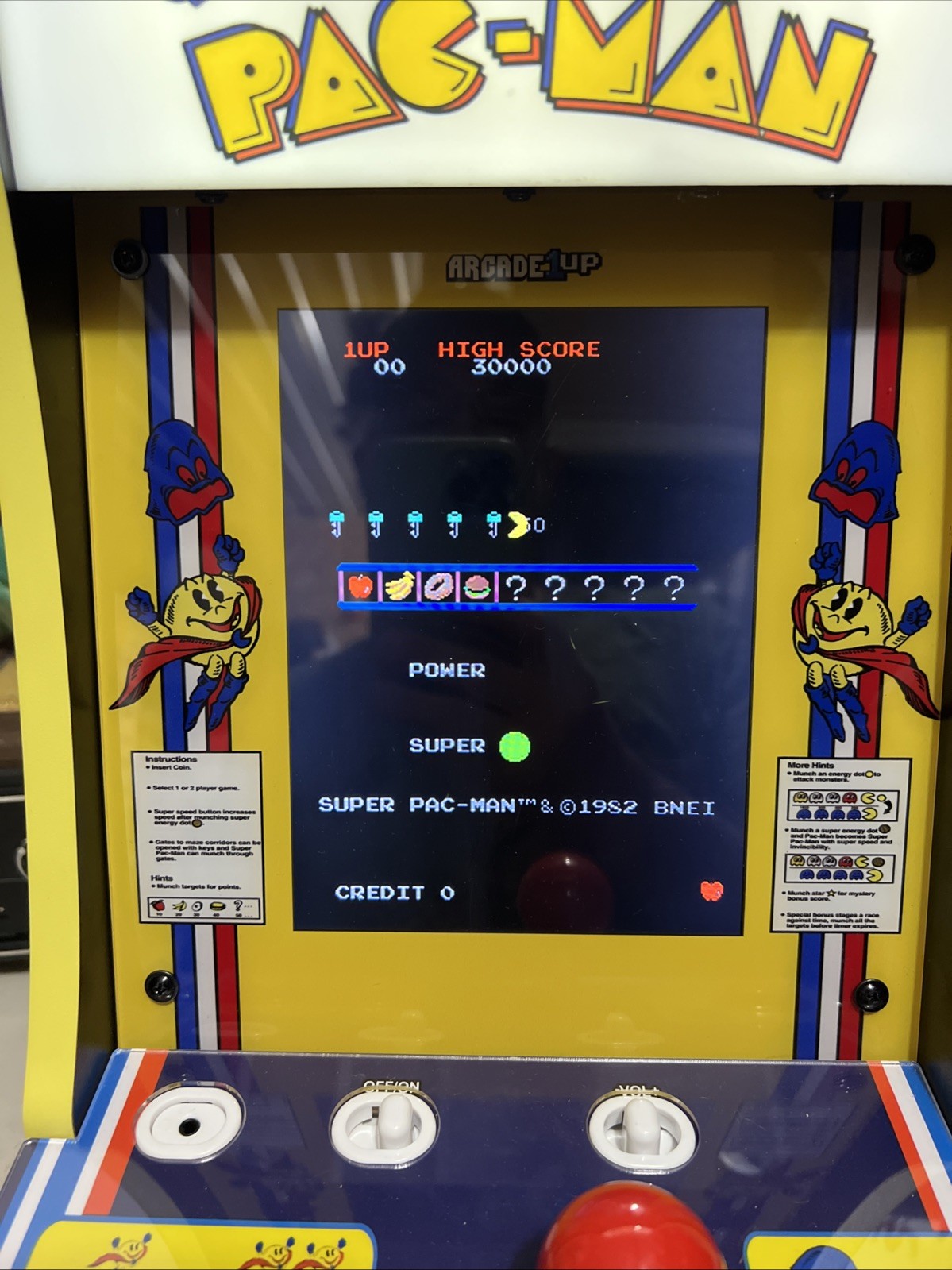 Arcade1Up Pac-Man Countertop Arcade Machine Tested & Working – Retro #7427