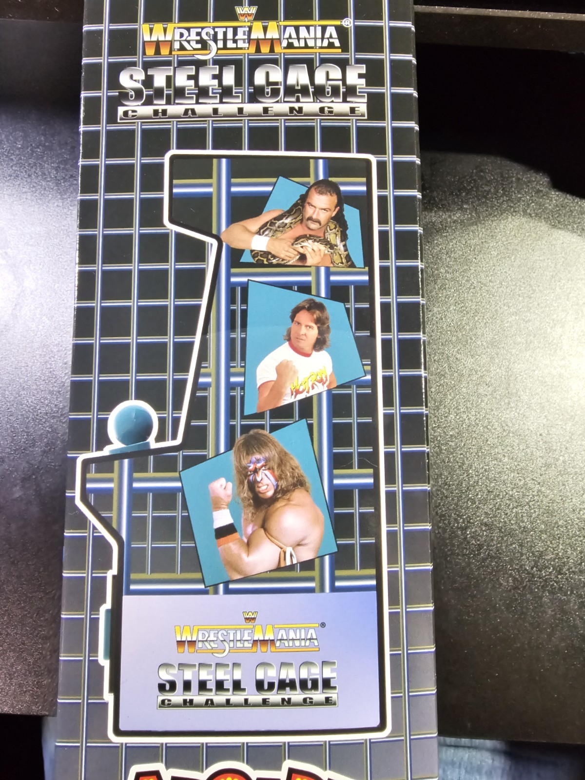 WWE Wrestlemania Mini Arcade Full Color Steel Cage New In Box NEW IN BOX!