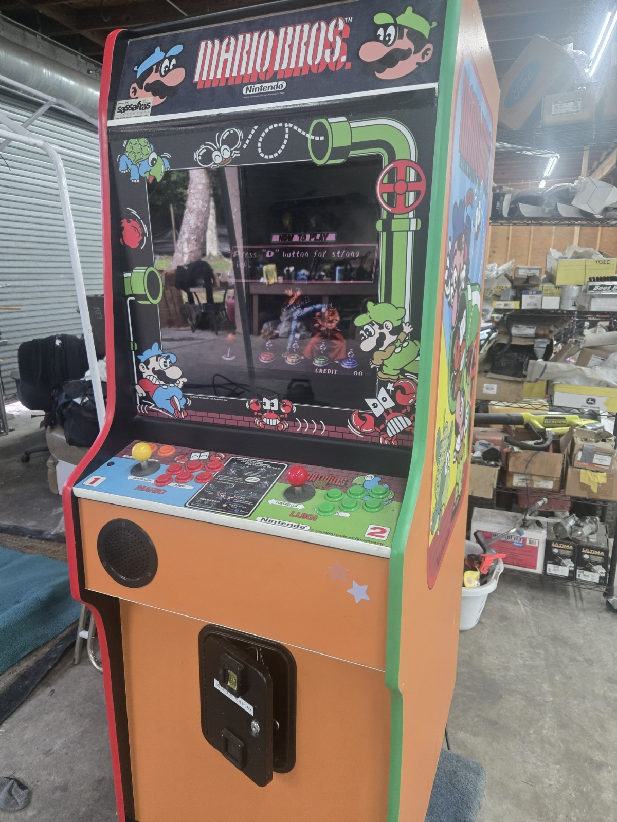 Nintendo Mario Bros. Upright Video Arcade Cabinet 2-Player TMA1-PP-US 1983