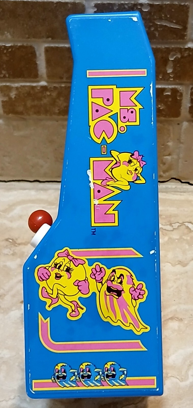 Ms. Pac-Man Hand Held Mini Arcade Video Game Pacman Pac Man Used Works Great!!