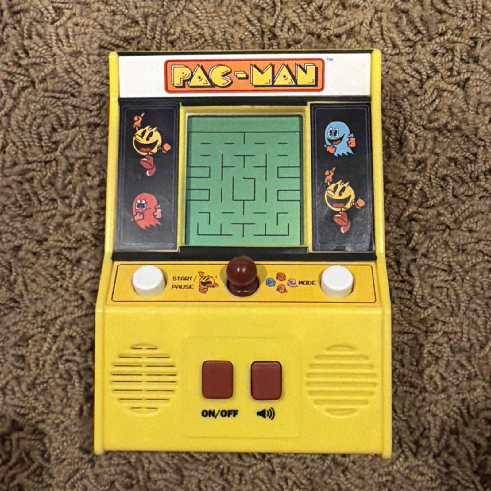 Pac-Man Mini Arcade Classic Retro Handheld Electronic Game by Basic Fun – Tested