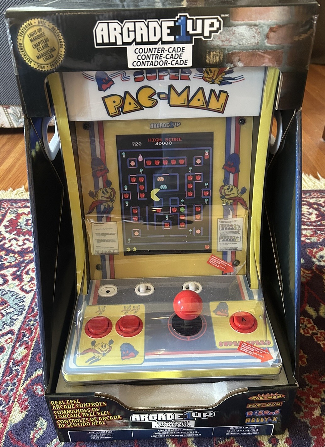 Arcade1up Super Pac-Man 1 Countercade New In Box!