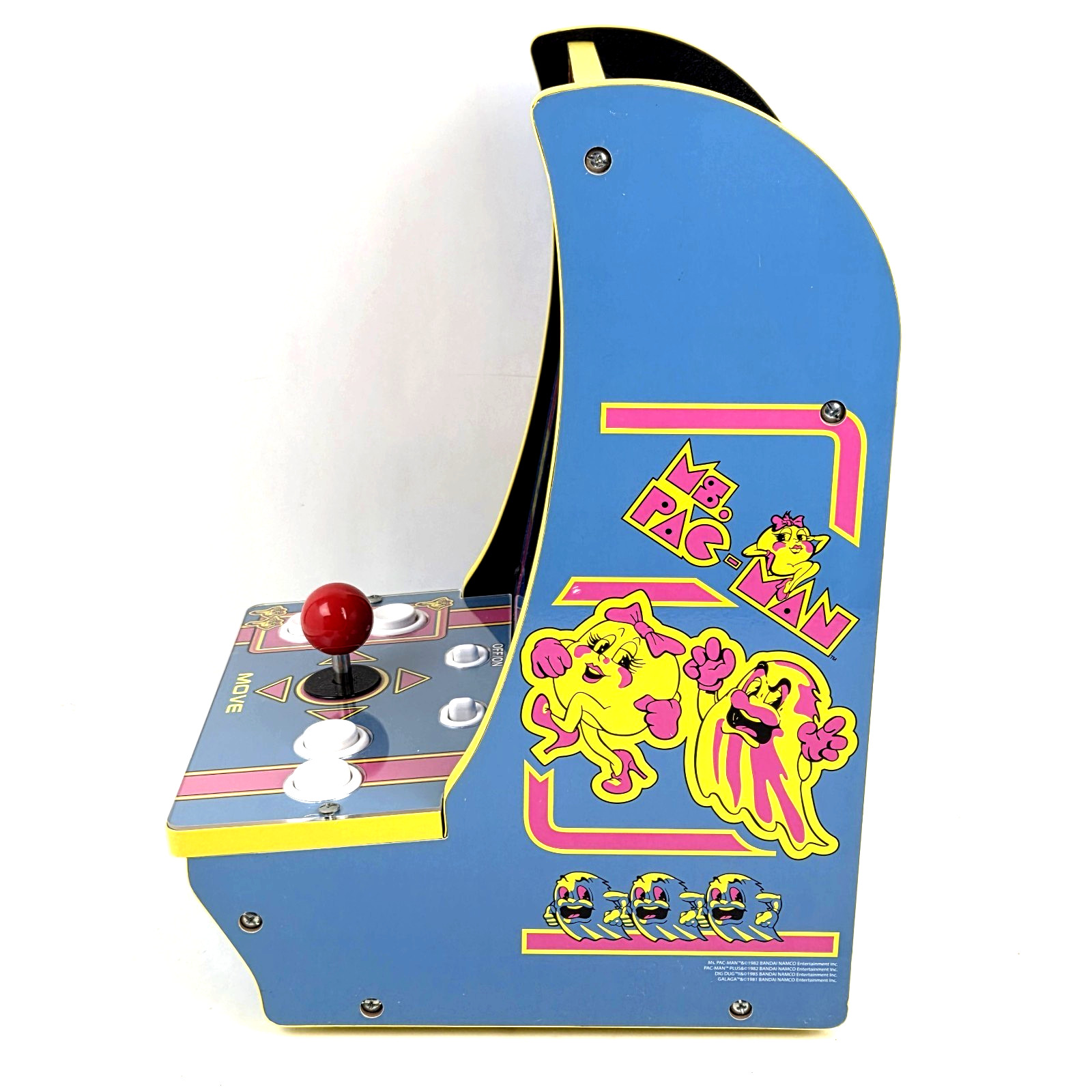 Arcade 1 Up Ms Pacman Dig Dug II Galaga Pacman Plus 8261 Countercade 4 in 1