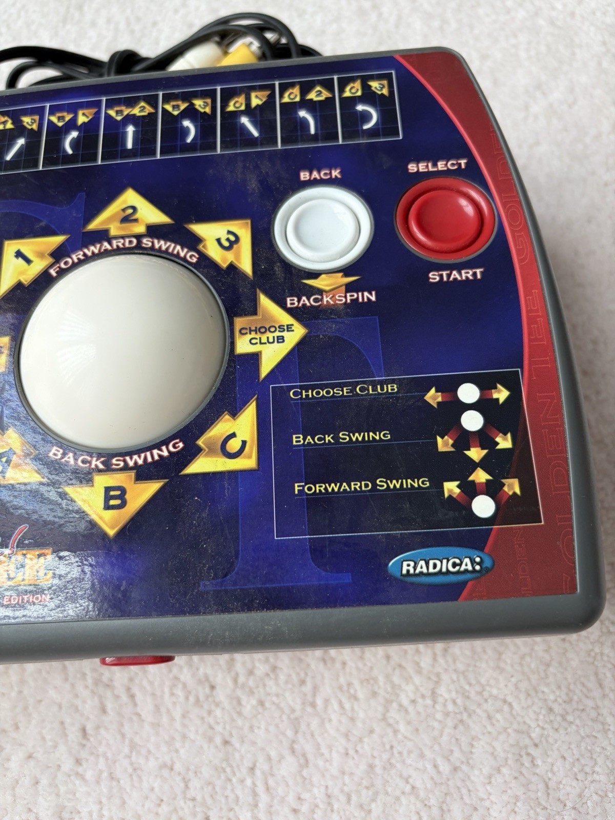 Golden Tee Golf Home Edition Plug & Play TV Arcade Golf Game Radica 2005 TESTED